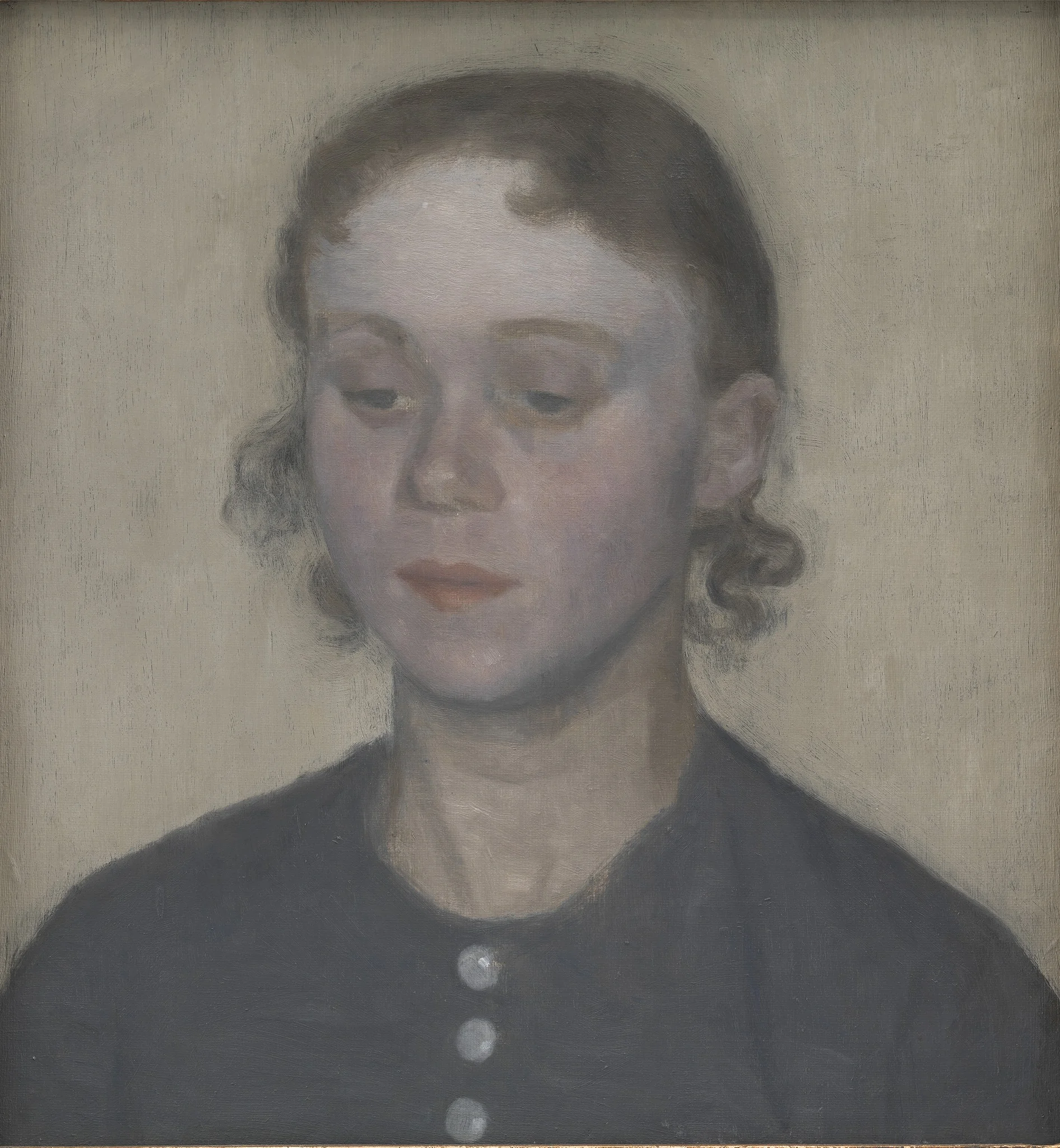 The Artist's Wife, Ida Hammershøi, née Ilsted, detail