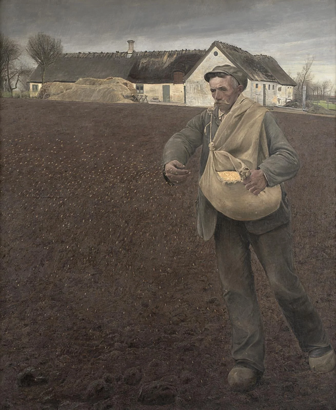 The Sower, detail
