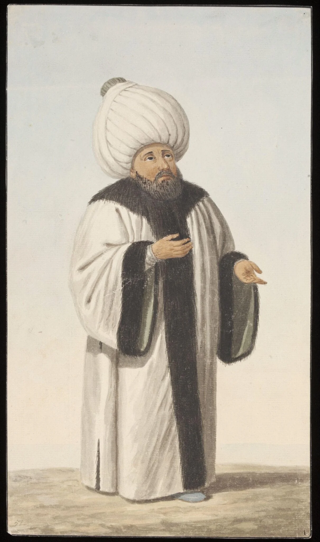 Seyh-ül-Islâm, or Grand Mufti, detail