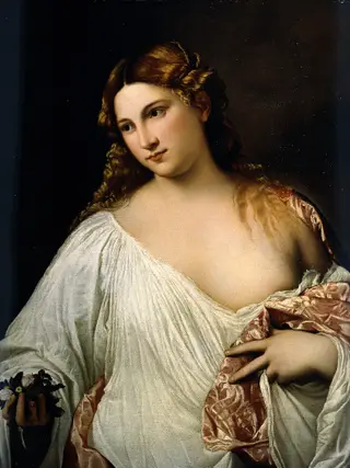 Flora, by Titian, oil, 1517