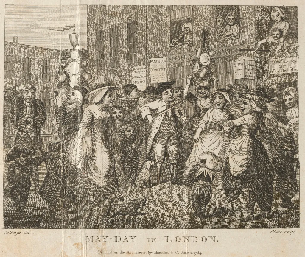 May-Day in London, by William Blake, 1784