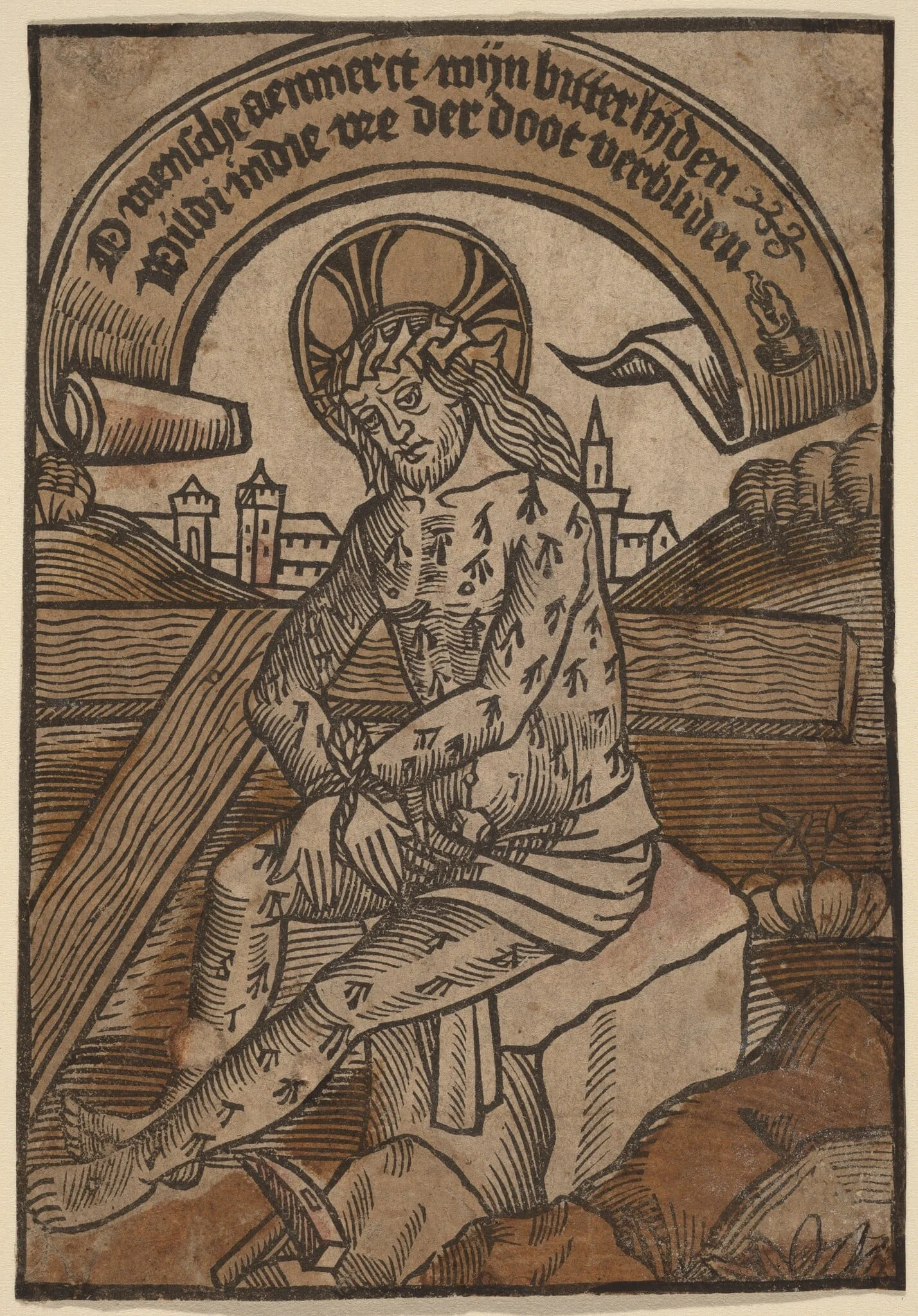 Christ as the Man of Sorrows, detail