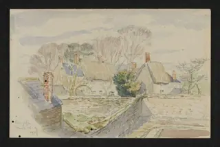 Untitled, by Beatrix Potter, watercolor, 10