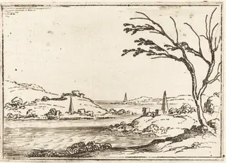 The Nile Flooding, by Jacques Callot, ink, 1628