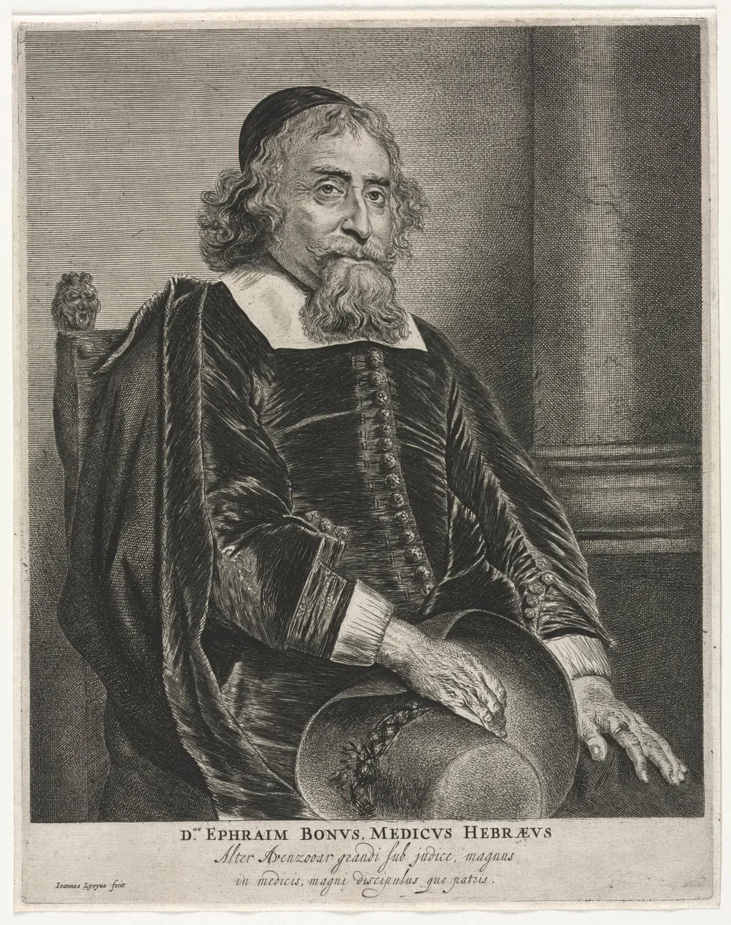Ephraim Bonus, by Jan Lievens, 1652