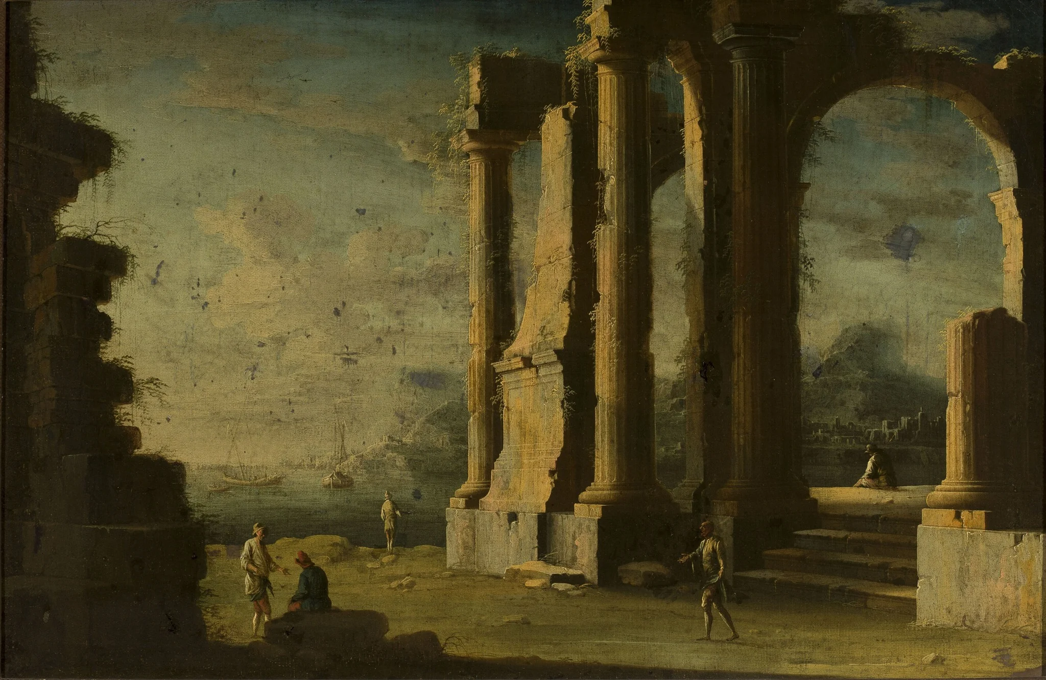 Sea bay, detail