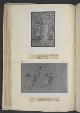 Untitled, by Kate Greenaway, watercolor, 1850