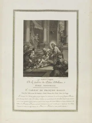 Christ Healing the Paralytic, by Joseph de Longeuil, 1750