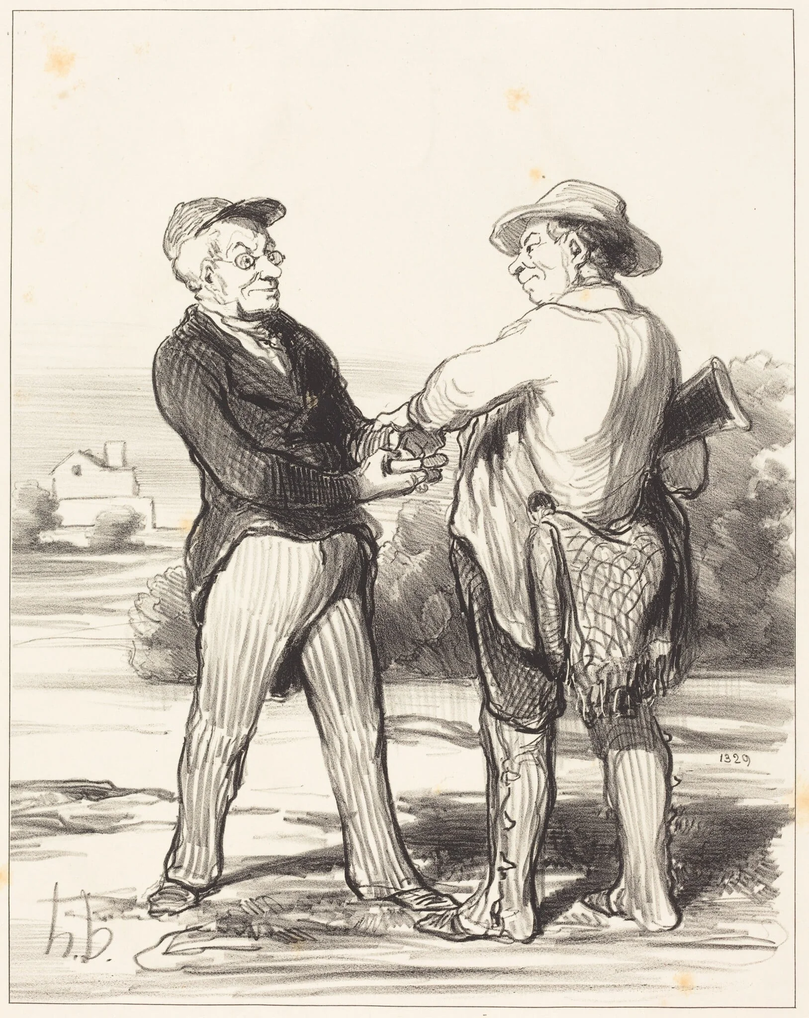 Dites donc, président, impossible d'attraper un lièvre..., detail