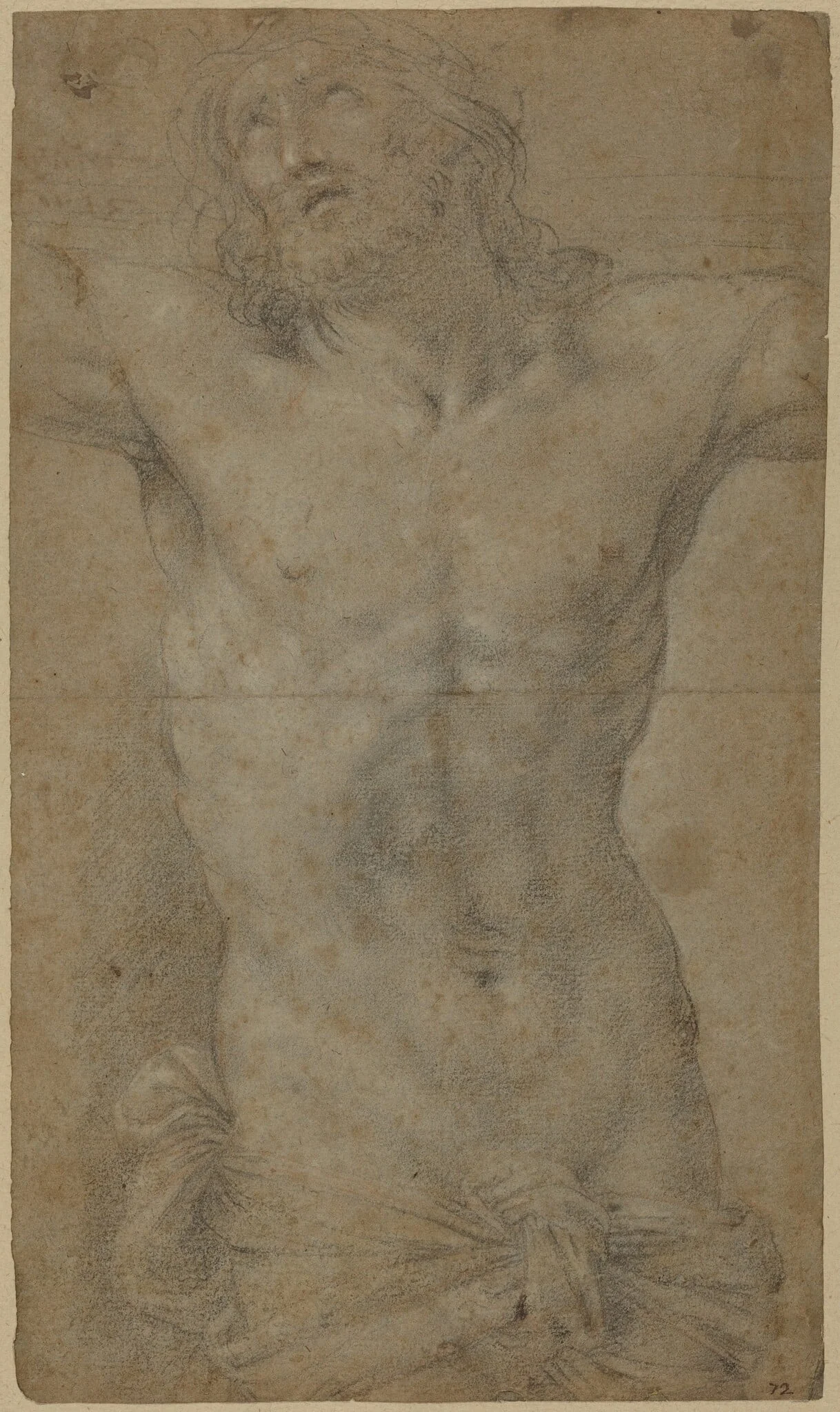 Torso of Christ on the Cross, detail