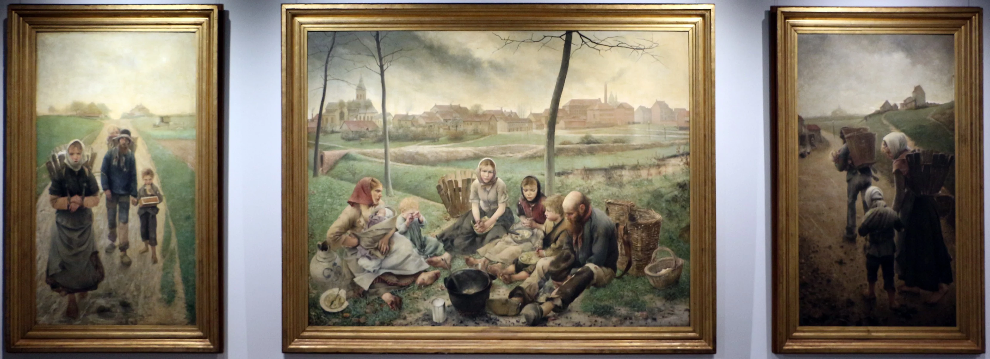 The Chalk sellers, detail