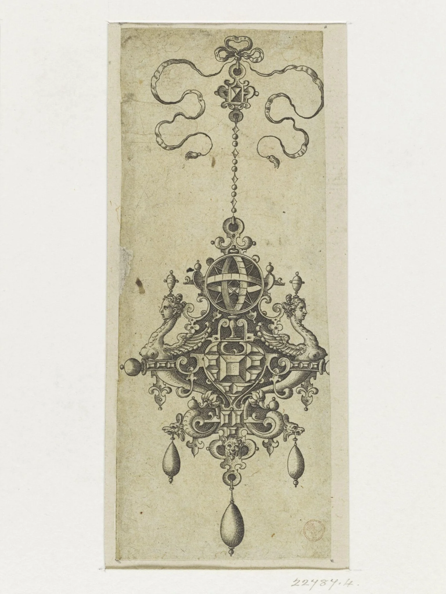 Designs for Necklaces, Pendants and Earrings of the Highest Skill, detail