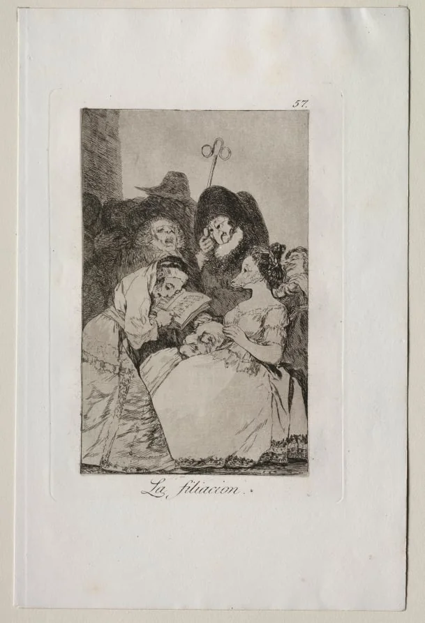 The Filiation, Plate 57, detail