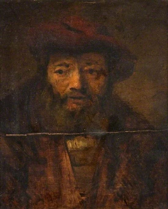 Head of a Bearded Man, detail