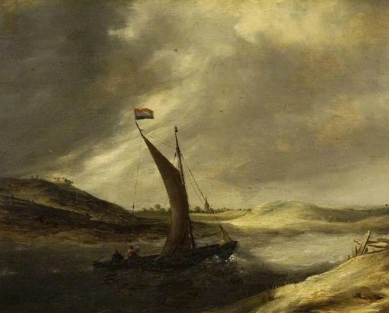 River-scene, detail