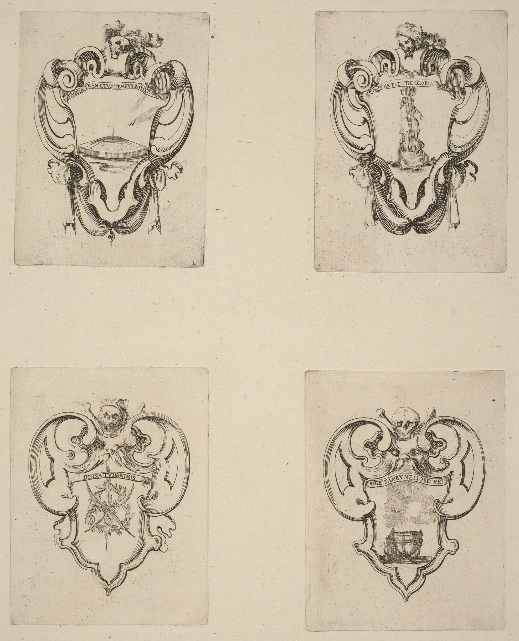 Four Emblems for the Funeral of Prince Francesco de Medici, detail