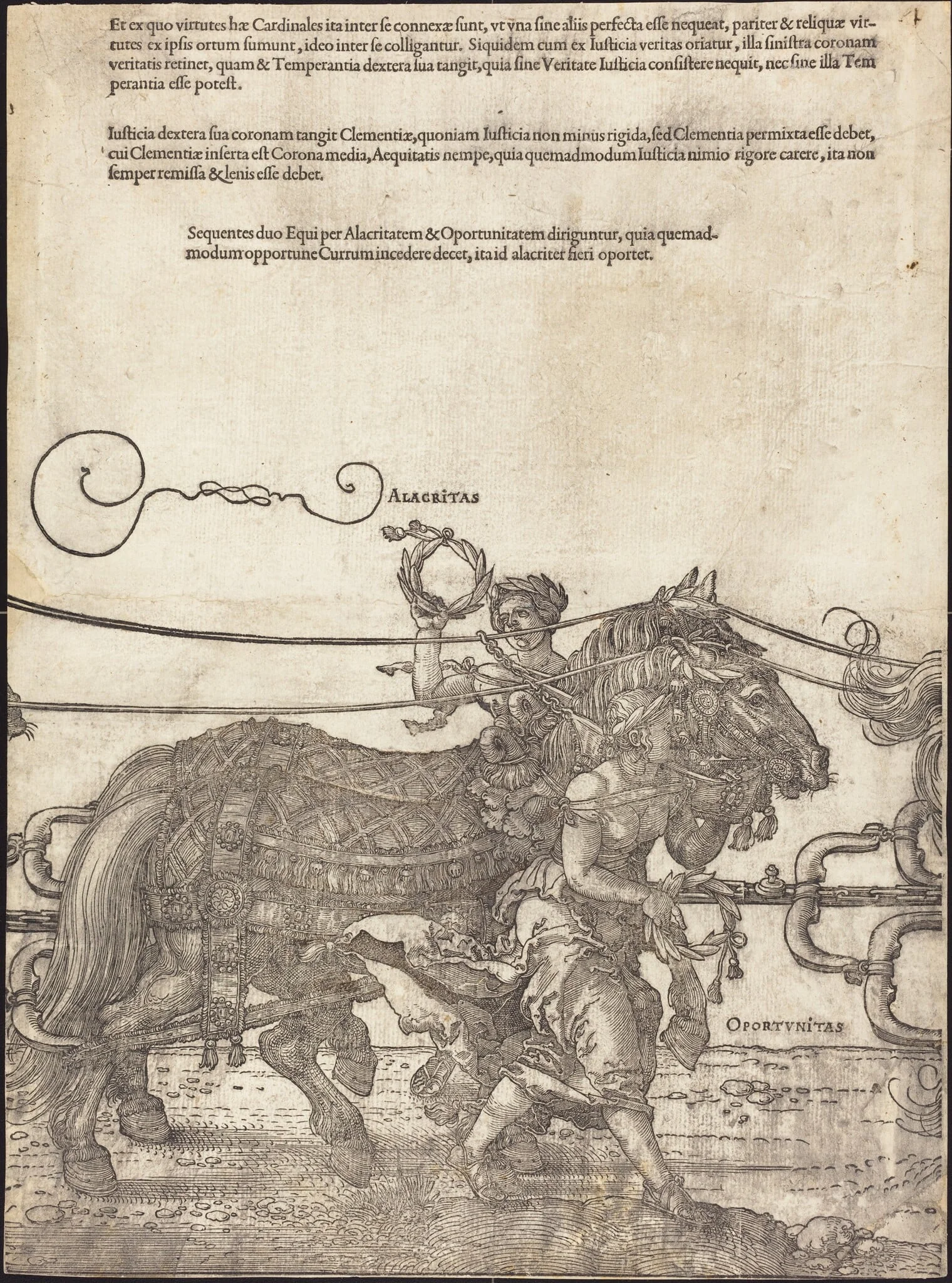 The Triumphal Chariot of Maximilian I (The Great Triumphal Car) [plate 4 of 8], detail