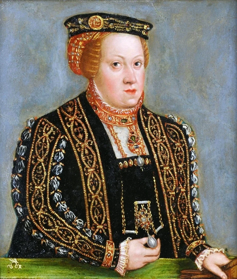 Catherine of Austria, detail