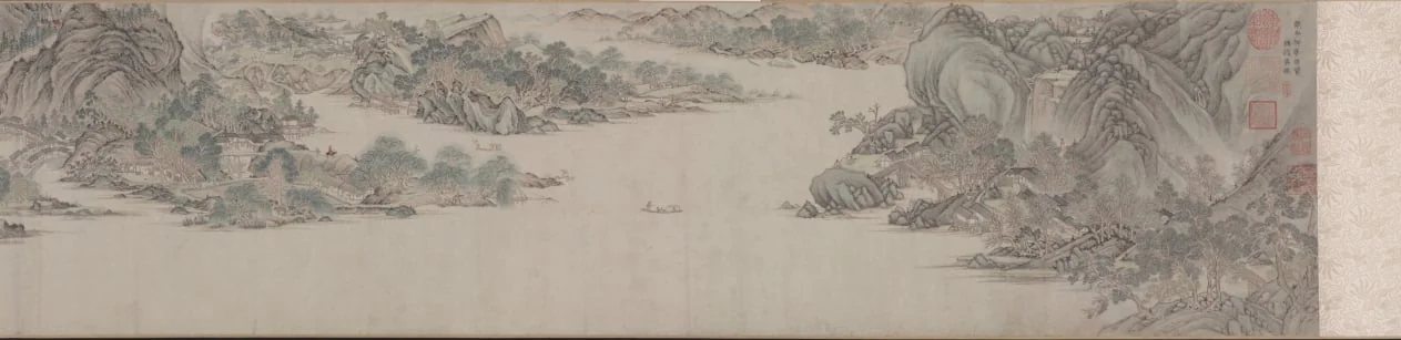 Greeting the Spring, detail