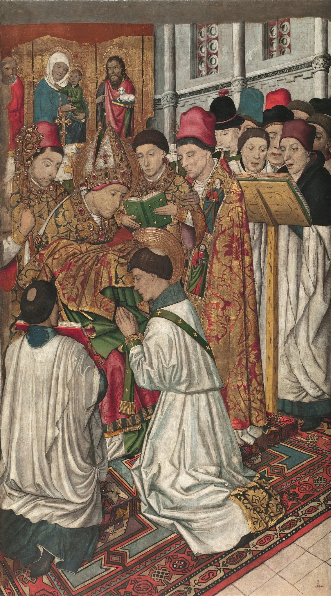Saint Vincent Ordained by Saint Valerius, detail