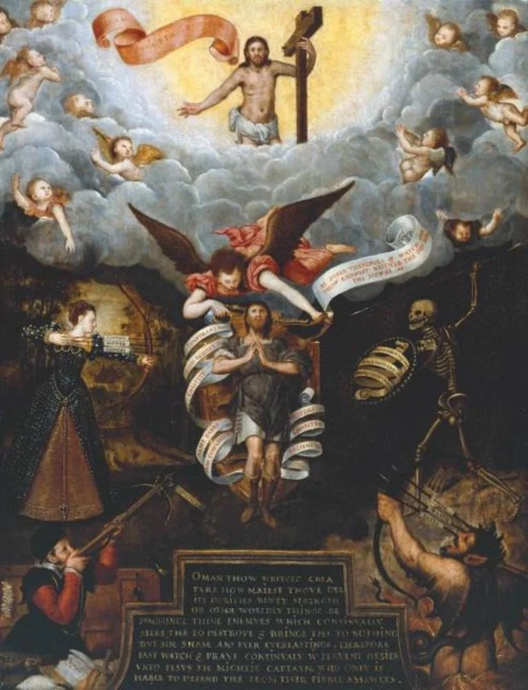 An Allegory of Man, detail