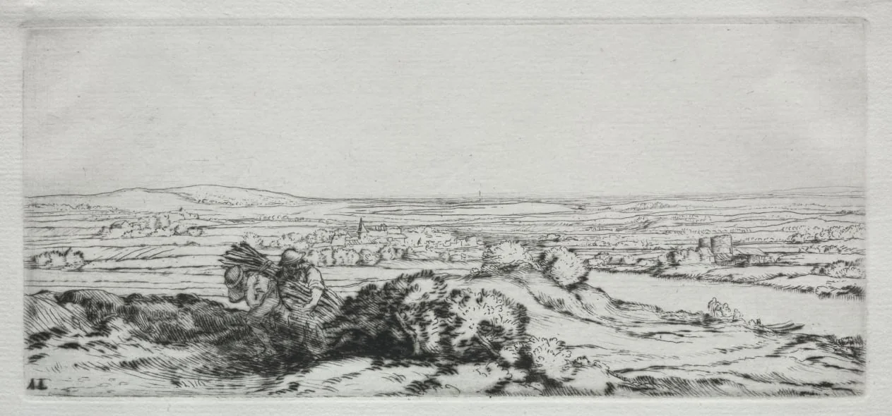 Valley of the Dunes (La Vallee des Dunes), detail