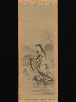 Kiku Jidō (Chrysanthemum Boy), by Tsukioka Sessai, unspecified, 1790