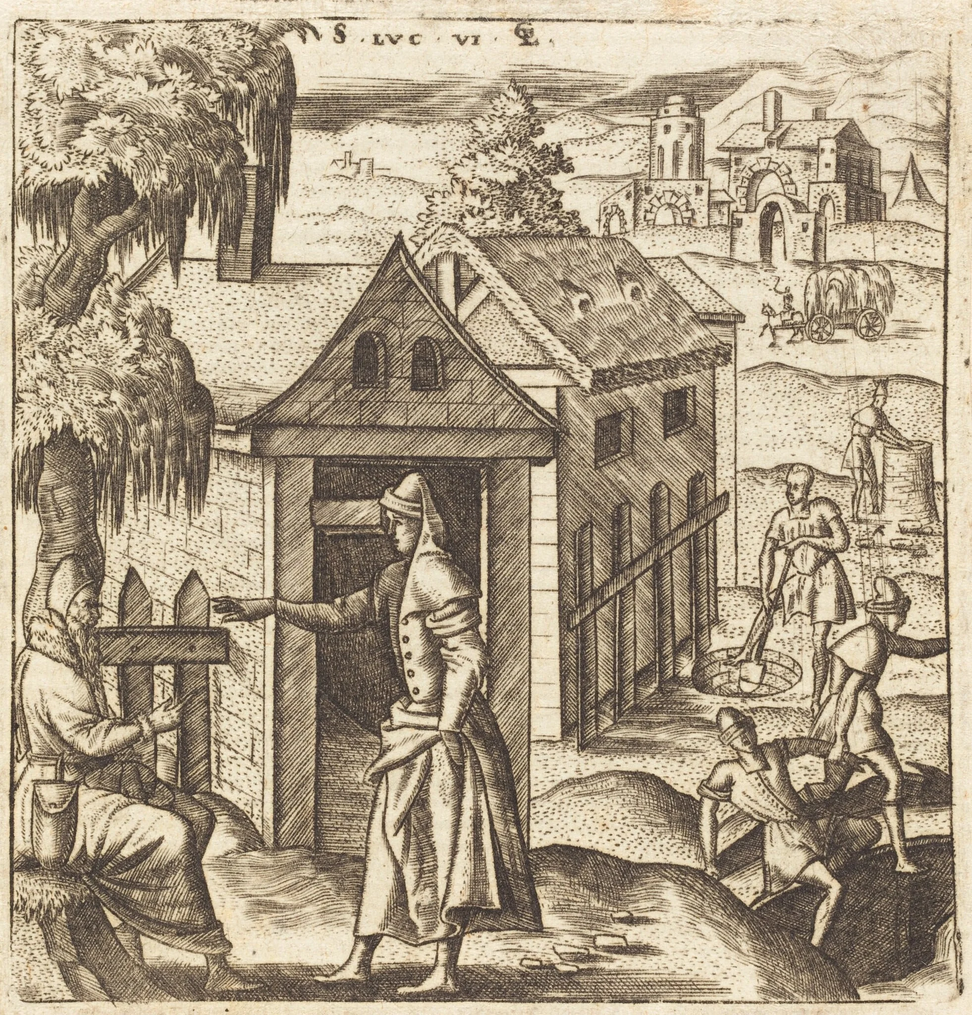 The Parable of the Blind Man, detail