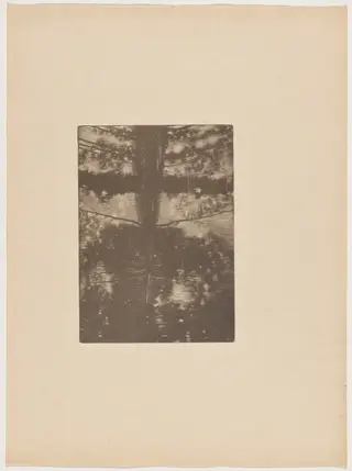 Paysage (Landscape), by Richard Ranft, ink, 1895