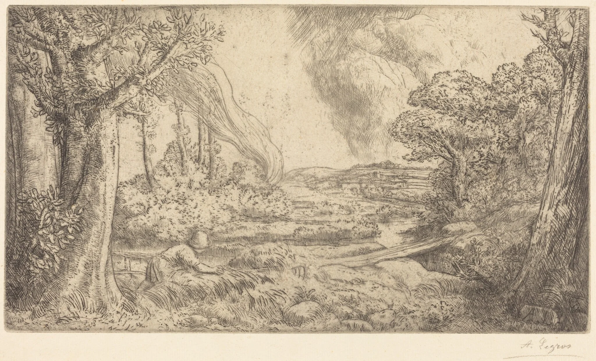 Landscape (Paysage), detail