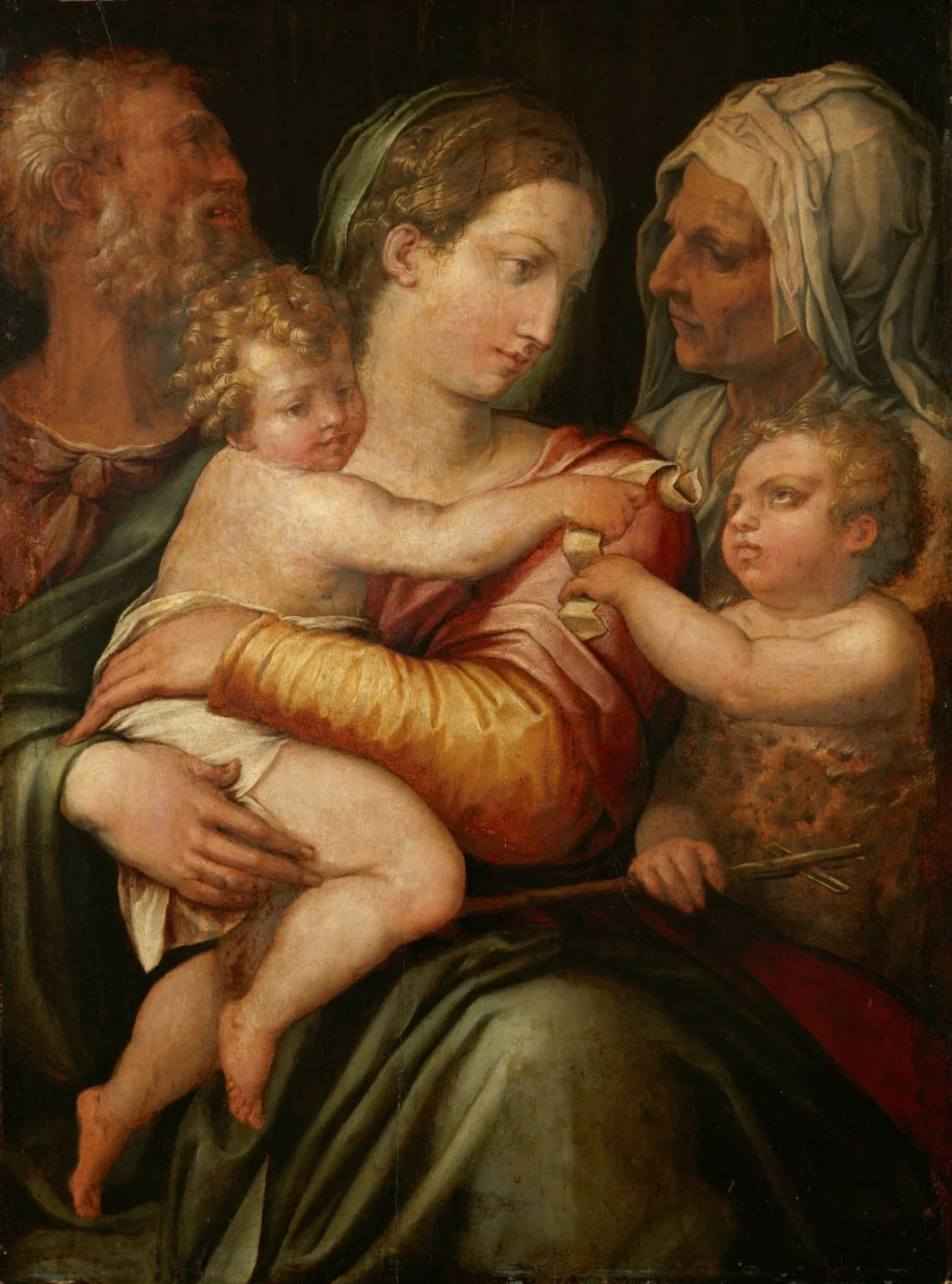Heilige Familie, detail
