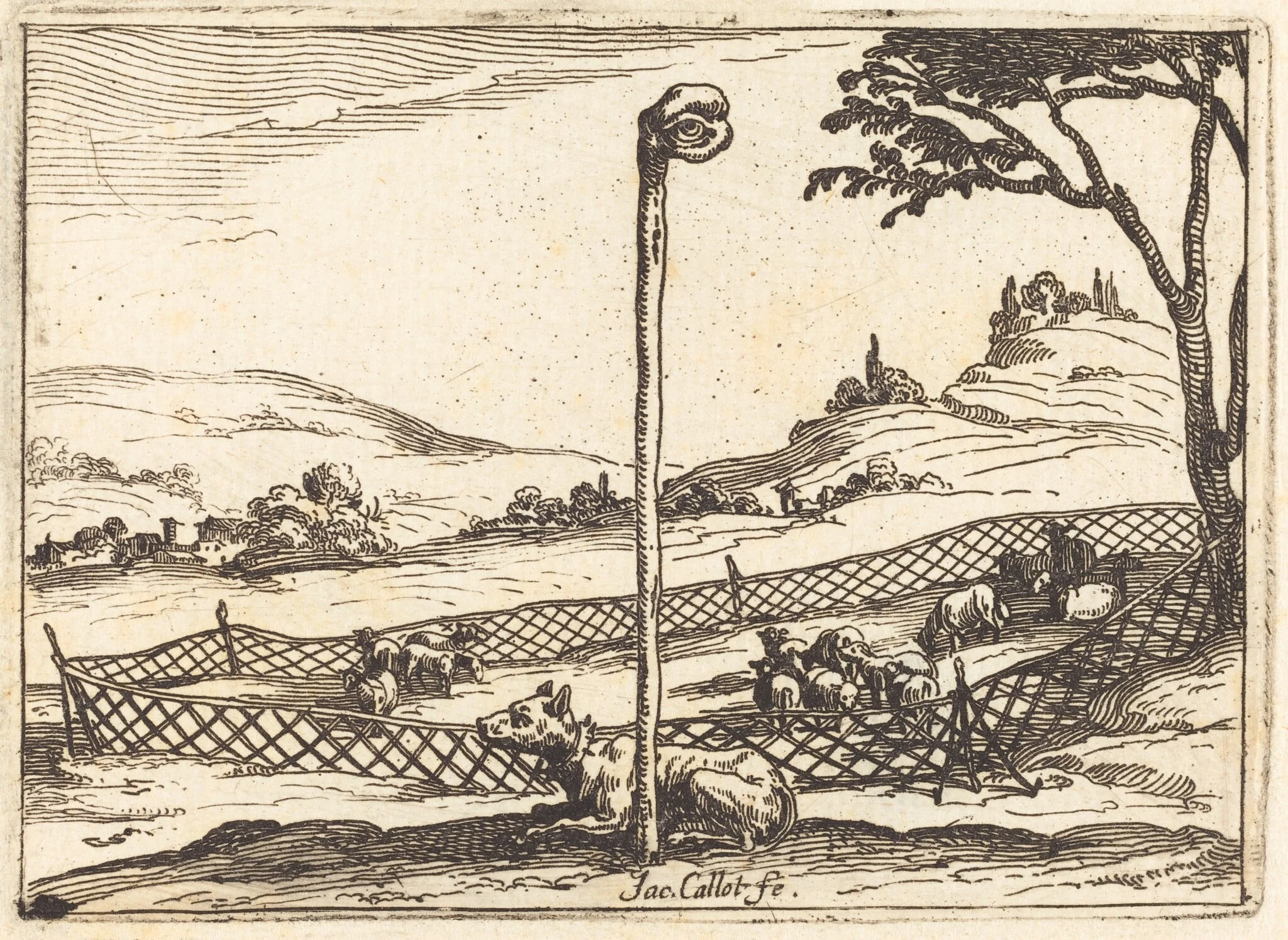 The Vigilant Eye, detail