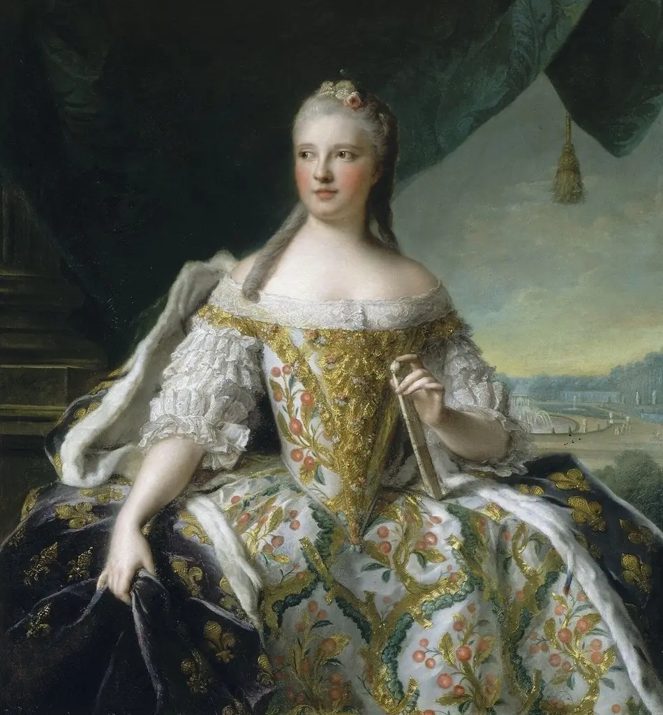 Marie Josèphe of Saxony, by Jean-Marc Nattier, oil, 1751