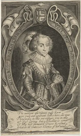Catherine Mannes, by Francis Delaram, ink, 1608