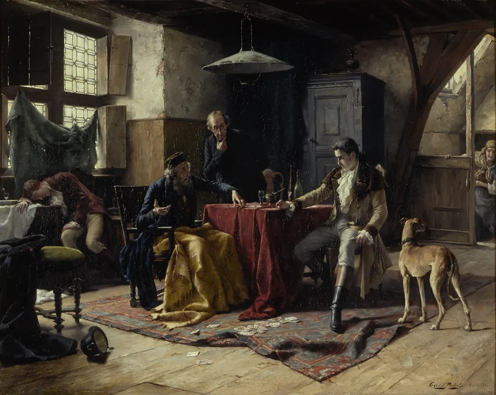 A Victim, by Gerard Portielje, oil, 1898