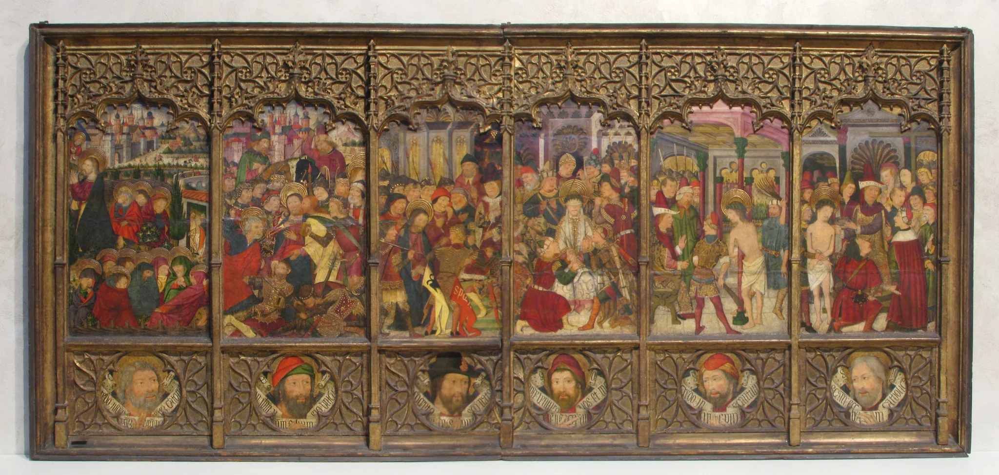 Altarpiece (retablo) with Scenes from the Passion, detail