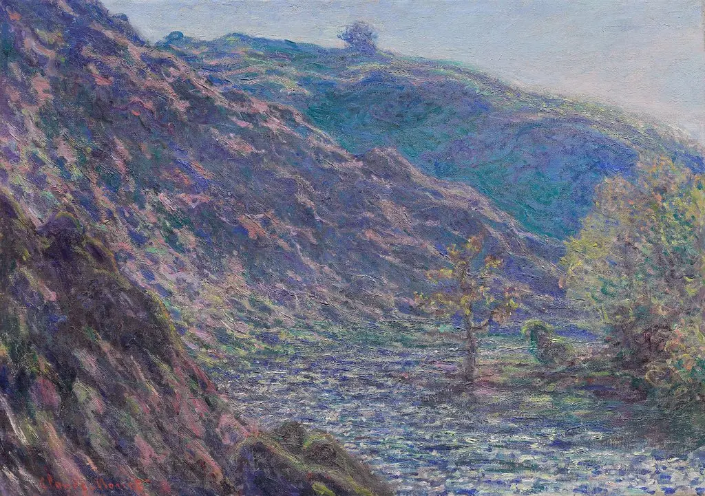 The Petite Creuse River, by Claude Monet, oil, 1895