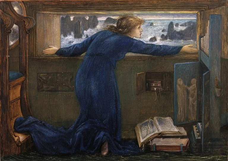Dorigen of Bretagne longing for the safe return of her husband, detail