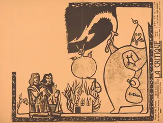 Ubu Roi, by Alfred Jarry, ink, 1894