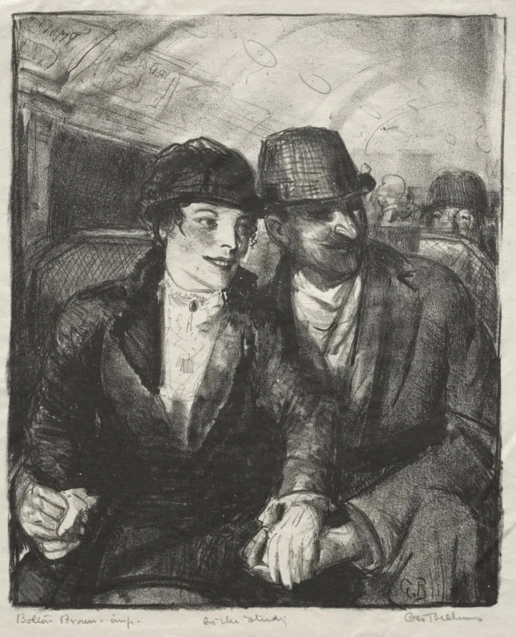 In the Subway, detail