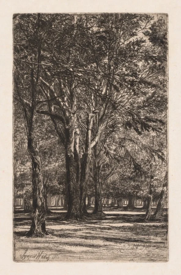 Kensington Gardens, No. 2 (The Larger Plate), detail