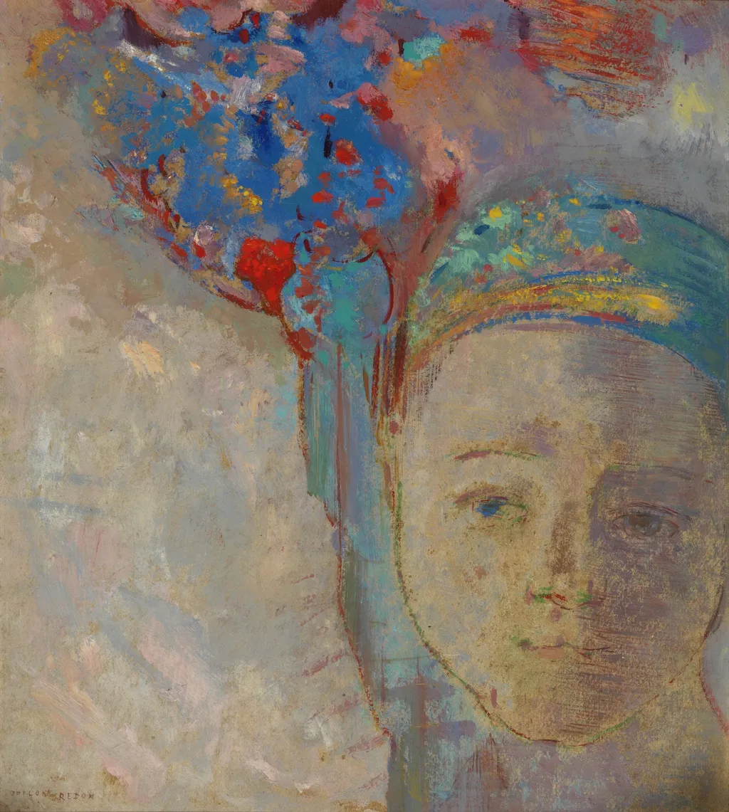 La Palme, by Odilon Redon, unspecified, 1888
