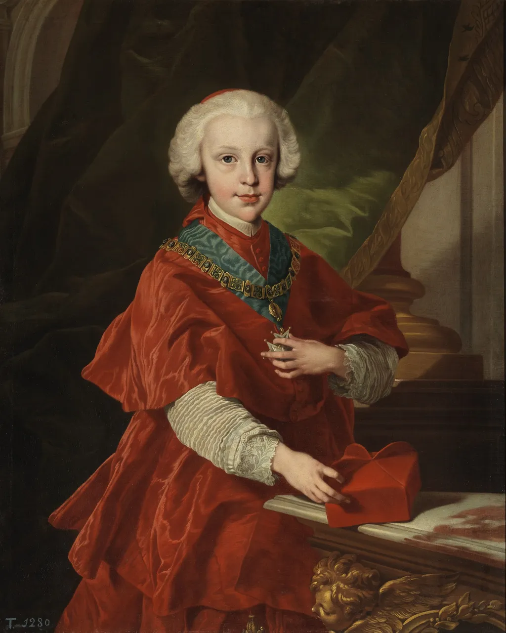 Cardinal-Infante Luis Antonio of Bourbon, by Louis-Michel van Loo, oil, 1737