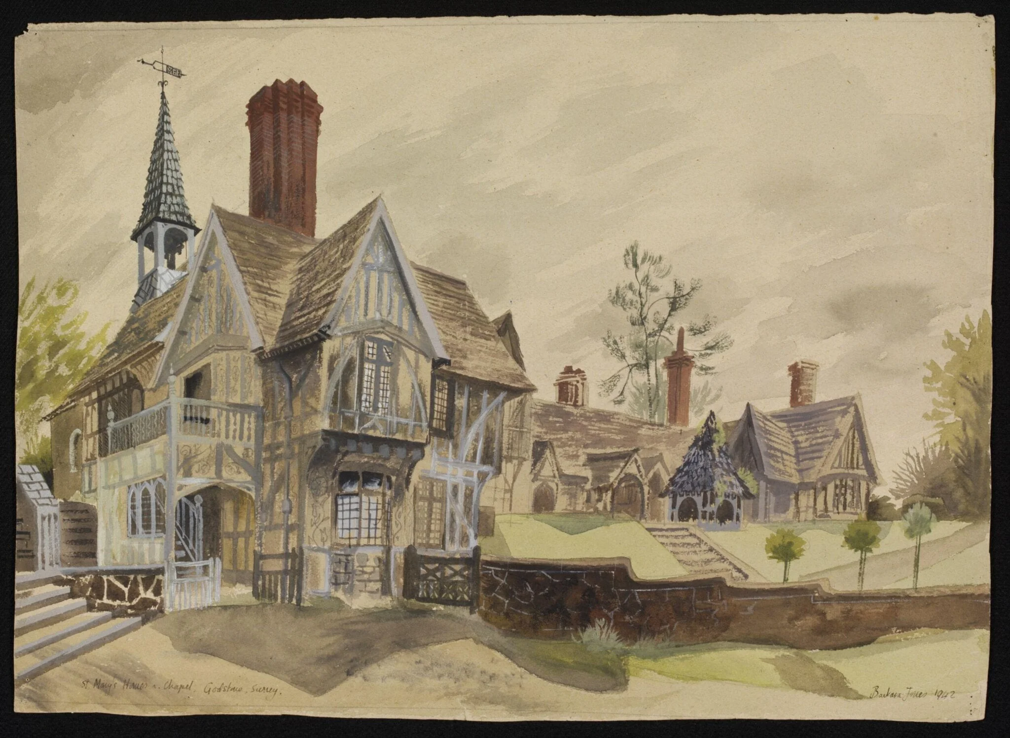 St. Mary's Homes and Chapel, Godstone, detail