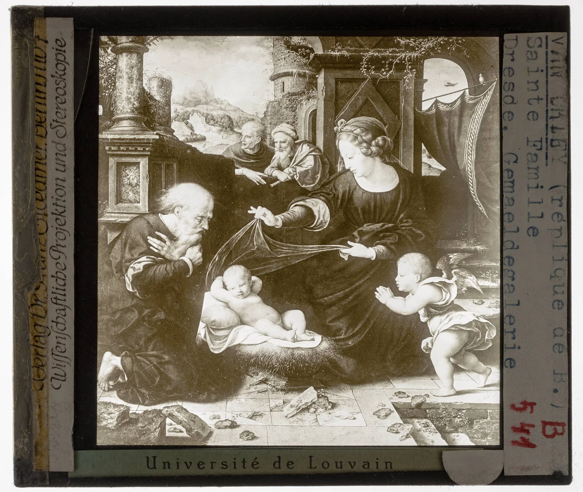 Bernard van Orley (kopie). Heilige Familie, detail