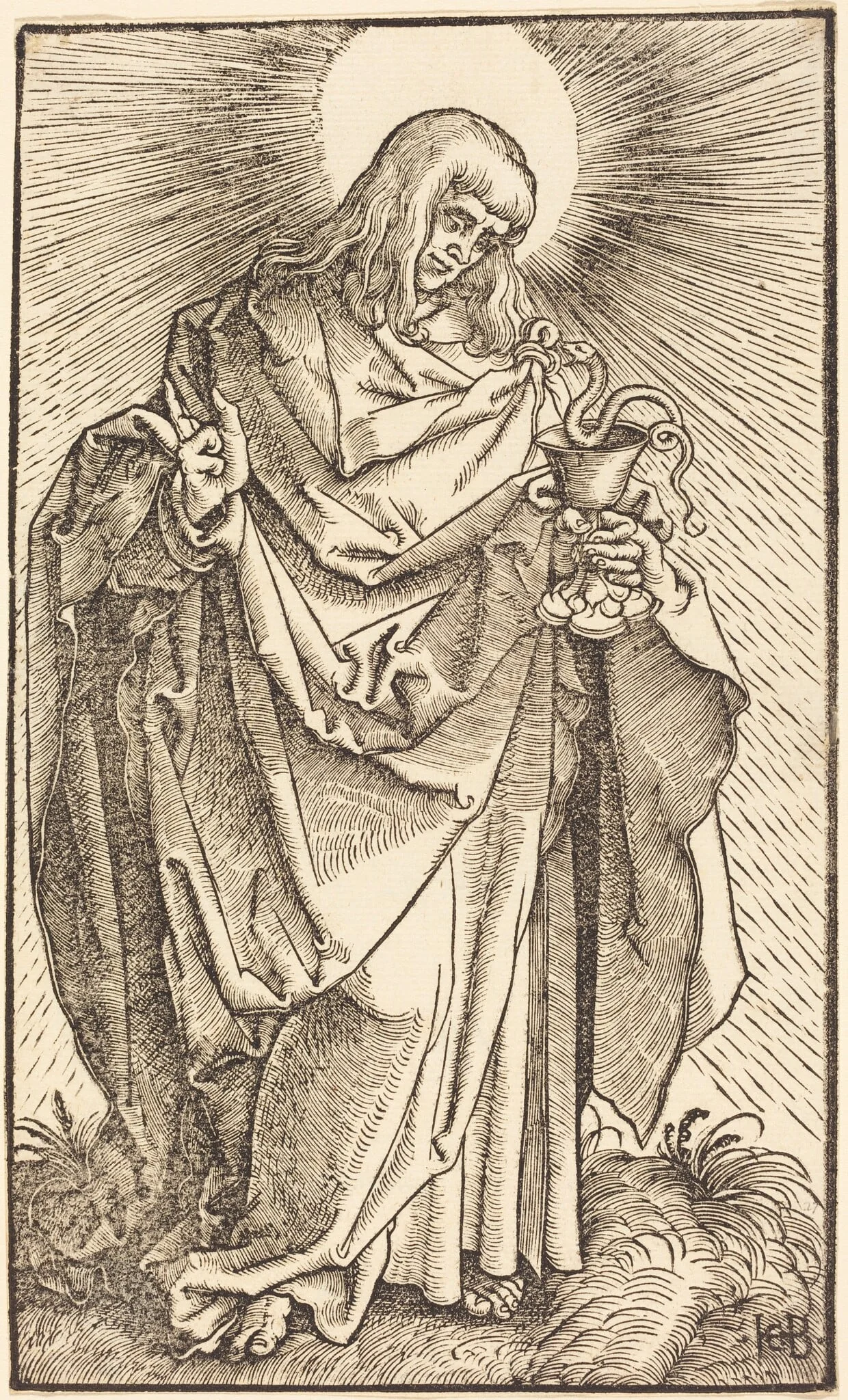 Saint John, detail