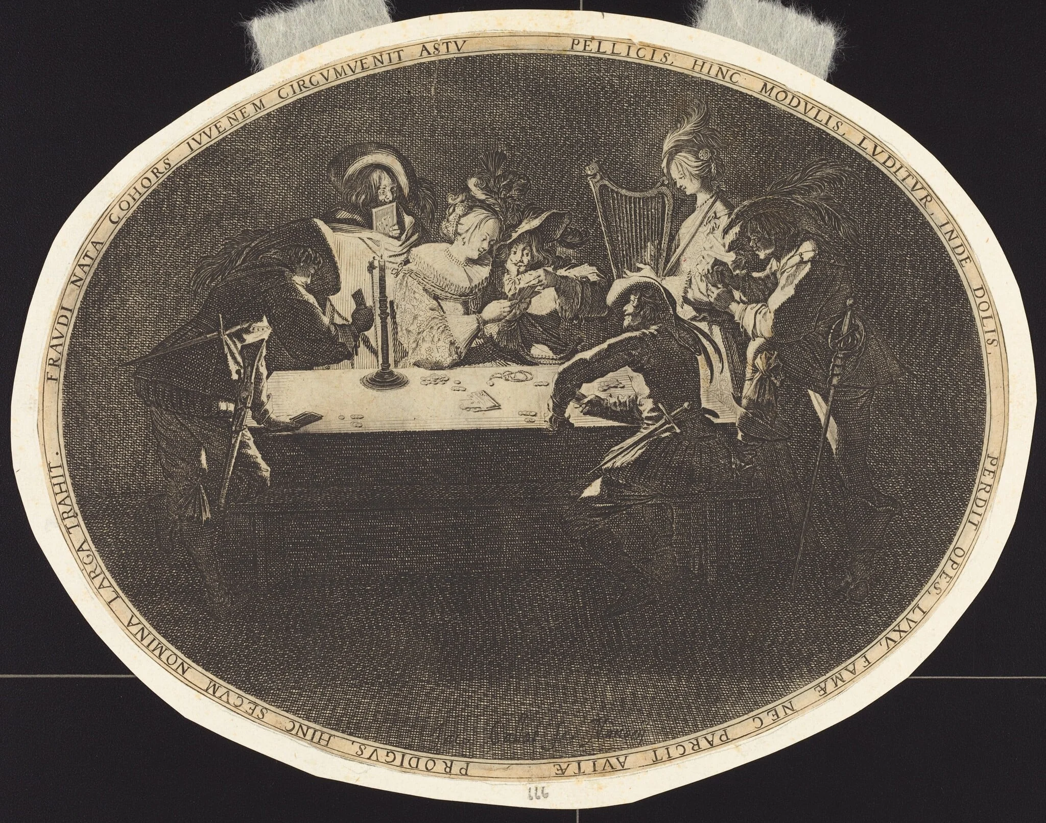 The Card Players, detail