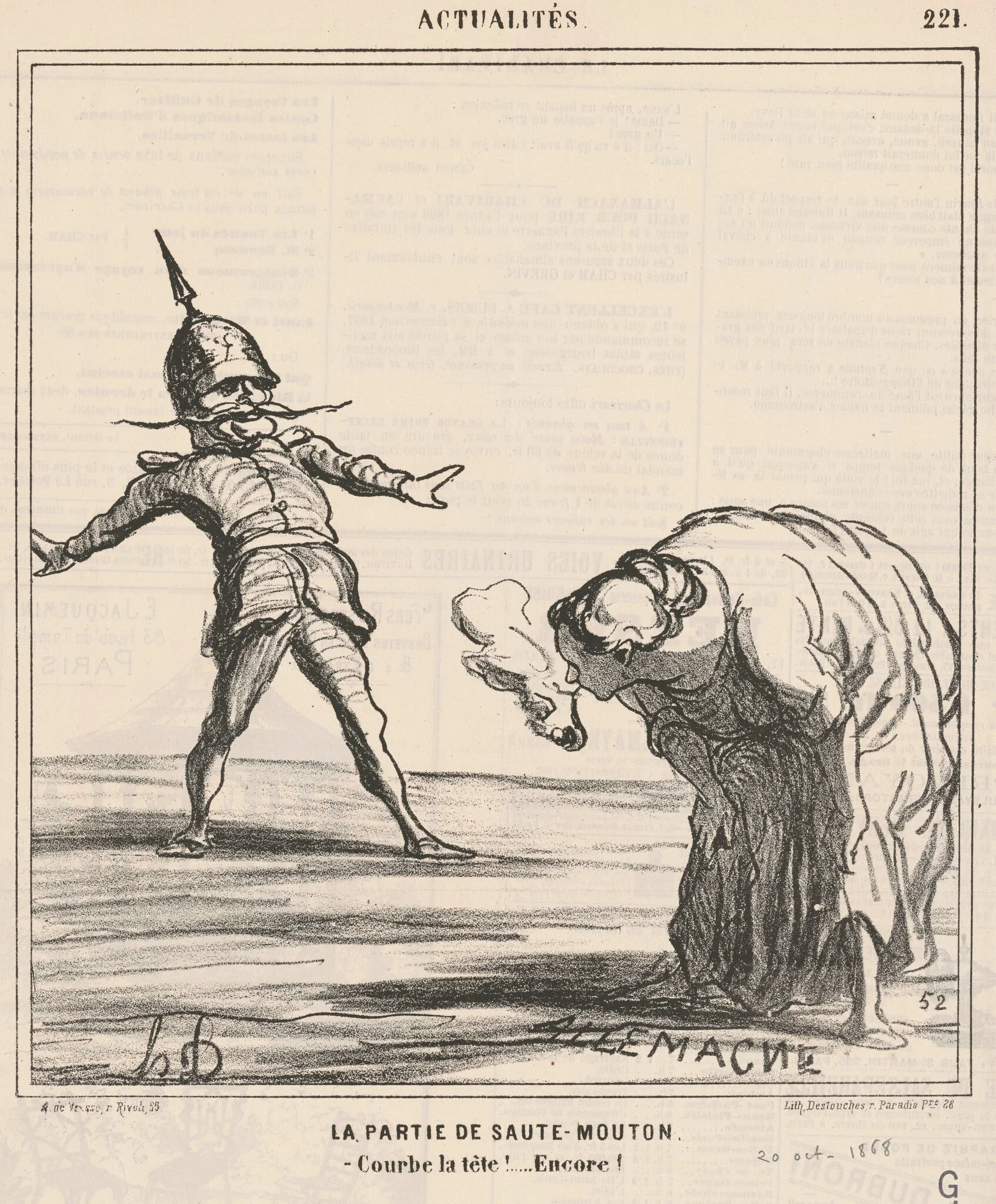 La partie de saute-mouton, detail