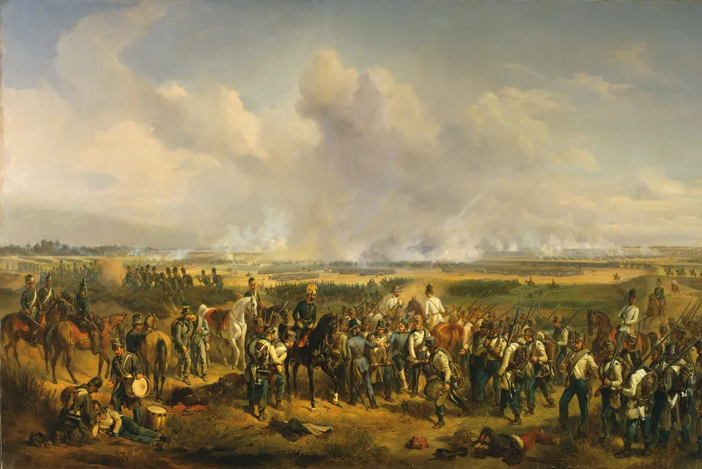 Die Schlacht bei Szeged, by Albrecht Adam, oil, 1853