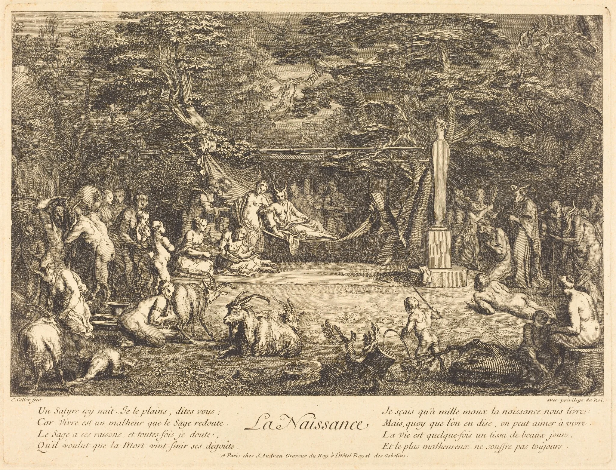 La Naissance (Birth), detail